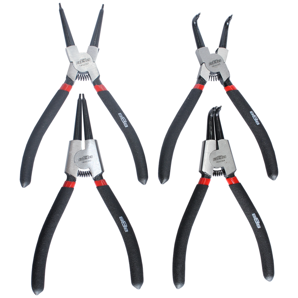 [T832932] PLIERS & CUTTERS - CIRCLIP 4PC SET