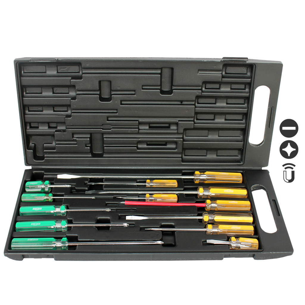[T834000] SCREWDRIVER SET - SLOTTED/PHILLIPS - 13PC SET
