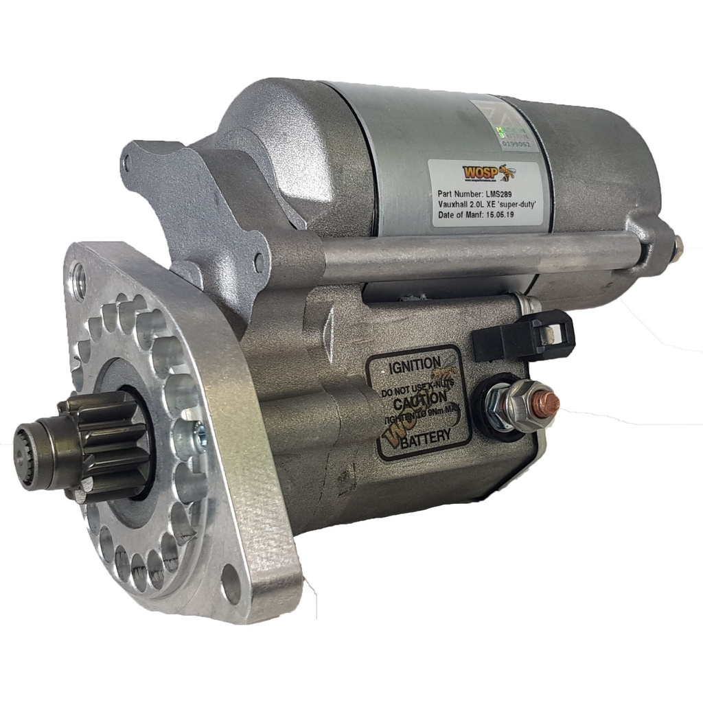 WOSP Super Duty Starter Motor - Vauxhall / Opel 20XE Redtop