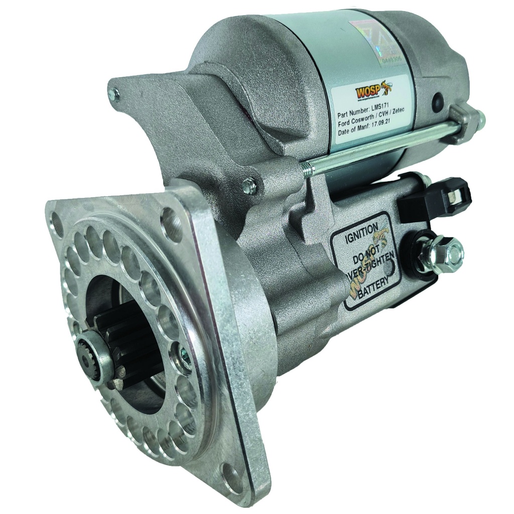 [7002042-3868941] WOSP Lightweight High Torque Starter Motor - Ford Zetec / CVH / Cosworth (High Torque Denso OSGR 1.4kW, Cosworth / Zetec / CVH RWD (MT75 Gearbox))