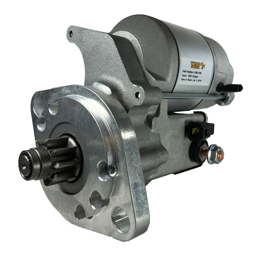 WOSP Lightweight High Torque Starter Motor - Isuzu 3KC1 Diesel