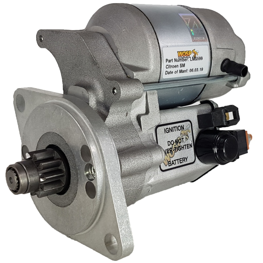 WOSP Lightweight High Torque Starter Motor - Citroen SM / Maserati Merak