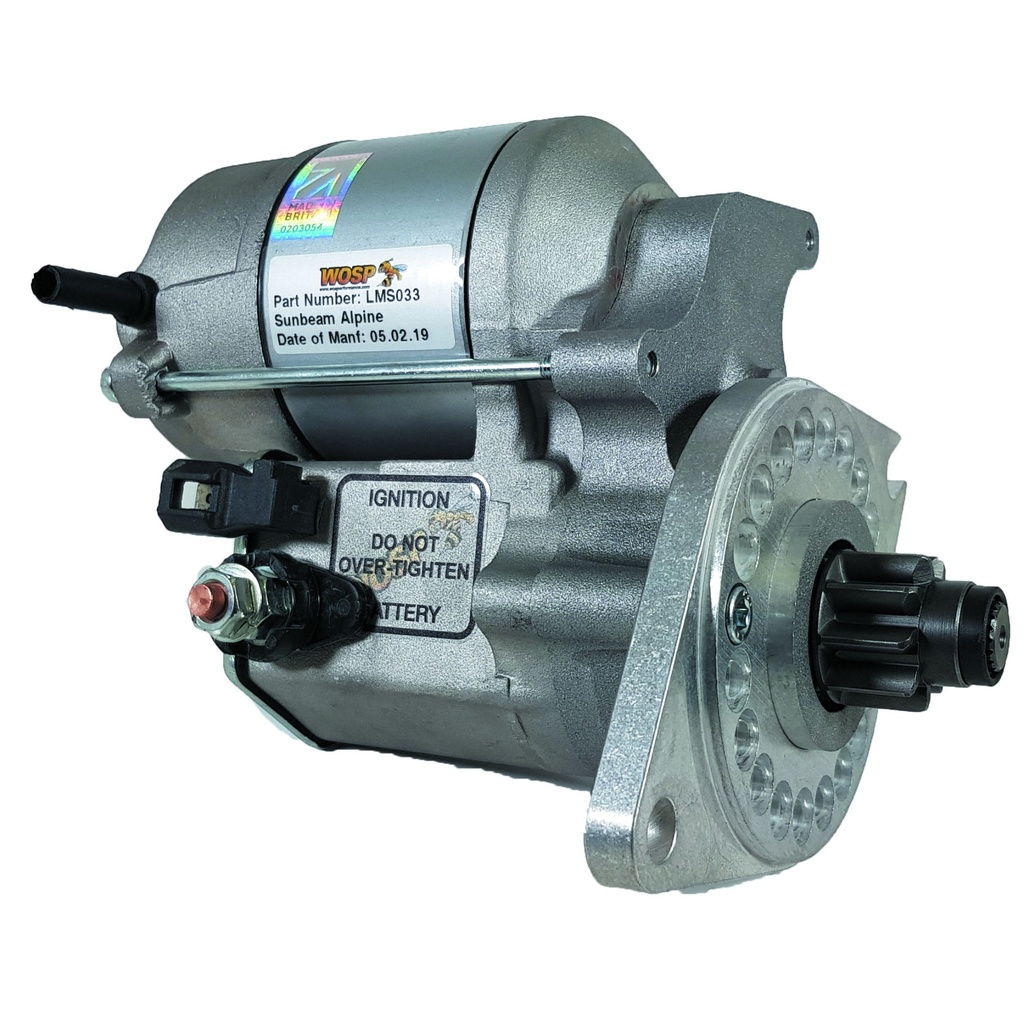 WOSP Lightweight High Torque Starter Motor - Rootes / Holbay 1600 / 1725