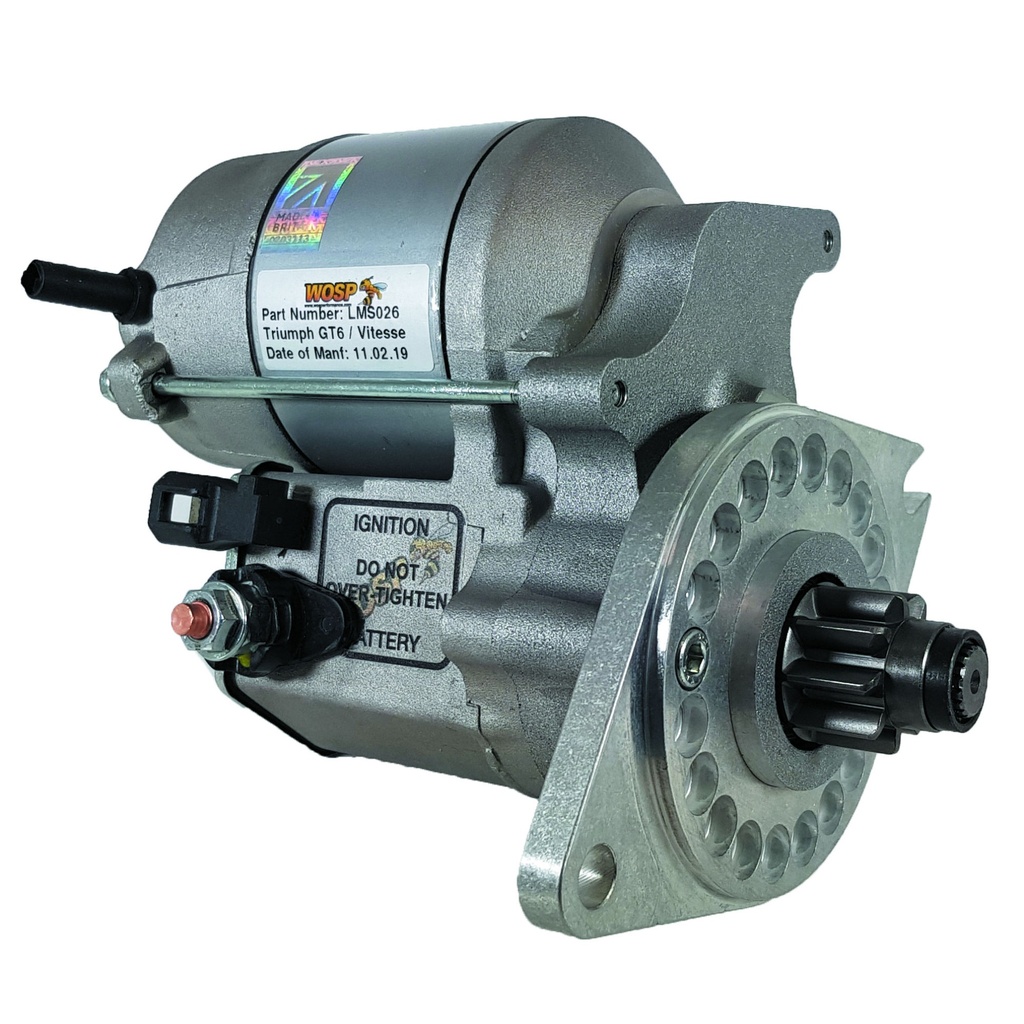 WOSP Lightweight High Torque Starter Motor - Triumph Spitfire / Dolomite / GT6