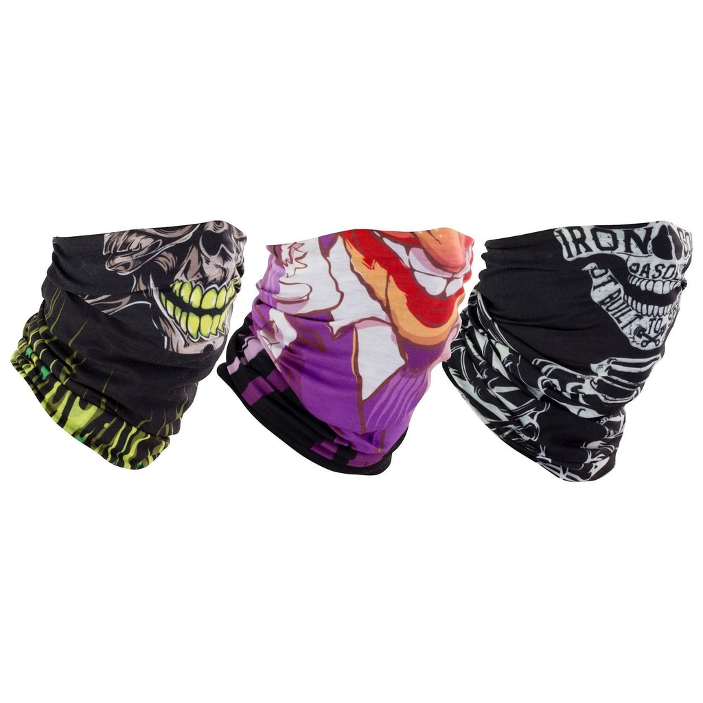 [2015864-3824827] Bike-It Neck Tube - 3 Pack (Faces)