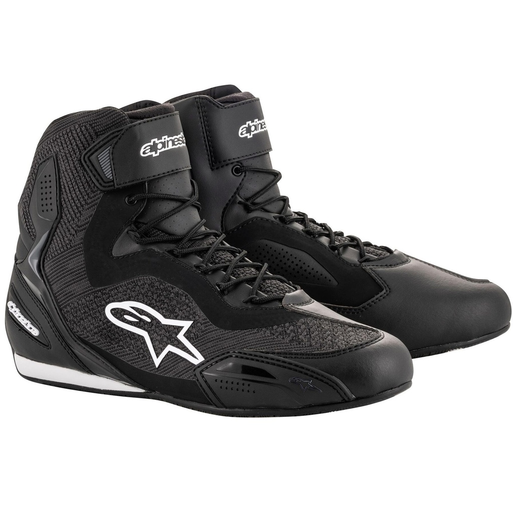 [2005638-2154947] Alpinestars Faster 3 Rideknit Motorcycle Shoes (UK 9.5 / Eur 43, Black)