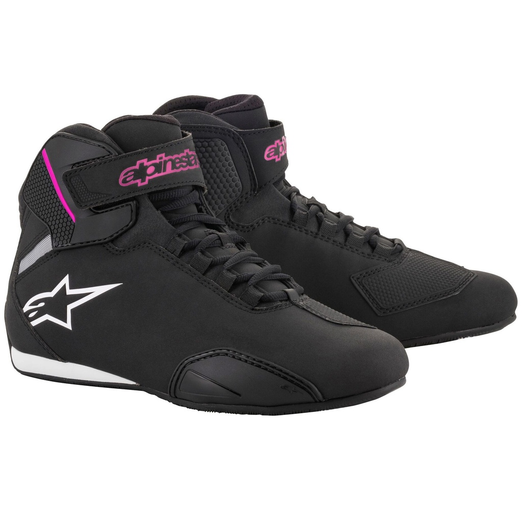[2005642-3463443] Alpinestars Stella Sektor Ladies Motorcycle Shoes (UK 4.5 / Eur 37, Black / Fuchsia)
