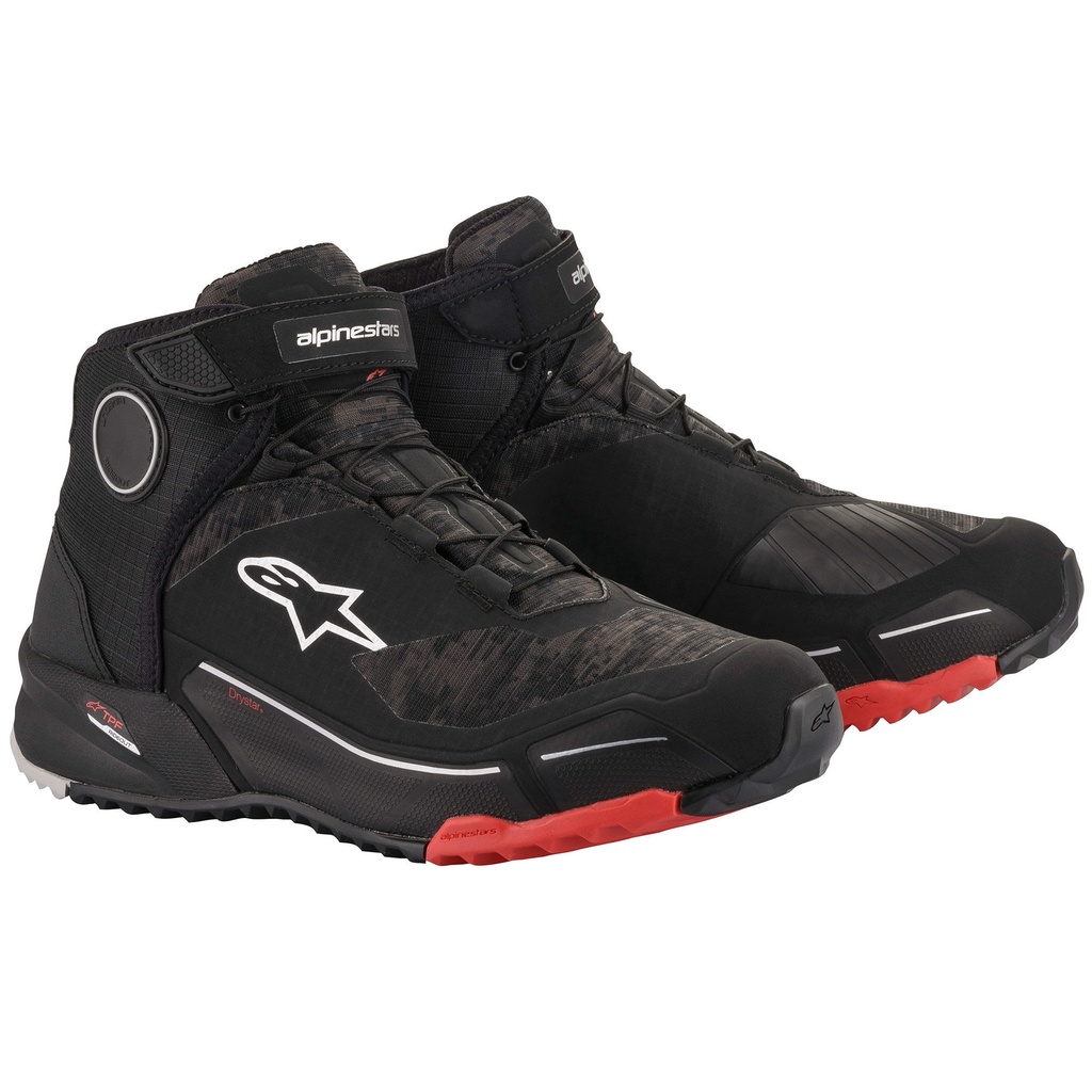 [2011168-2185768] Alpinestars CR-X Motorcycle Riding Shoes (UK 9.5 / Eur 43, Black / Black)