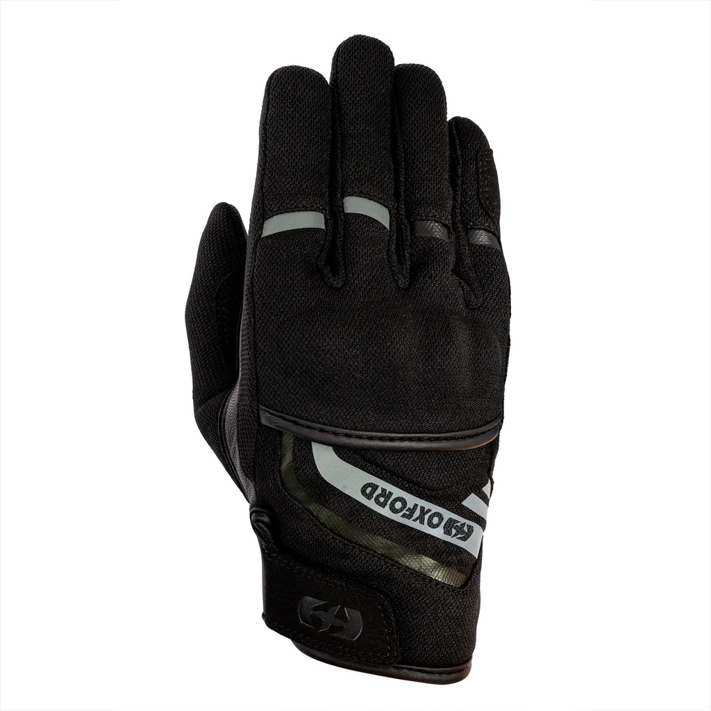 [5001424-3829231] Oxford Dakar 1.0 Womens Motorcycle Gloves (S, Stealth Black)