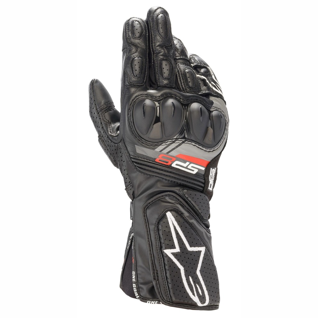 [2013893-2265425] Alpinestars SP-8 V3 Motorcycle Gloves (S, Black)