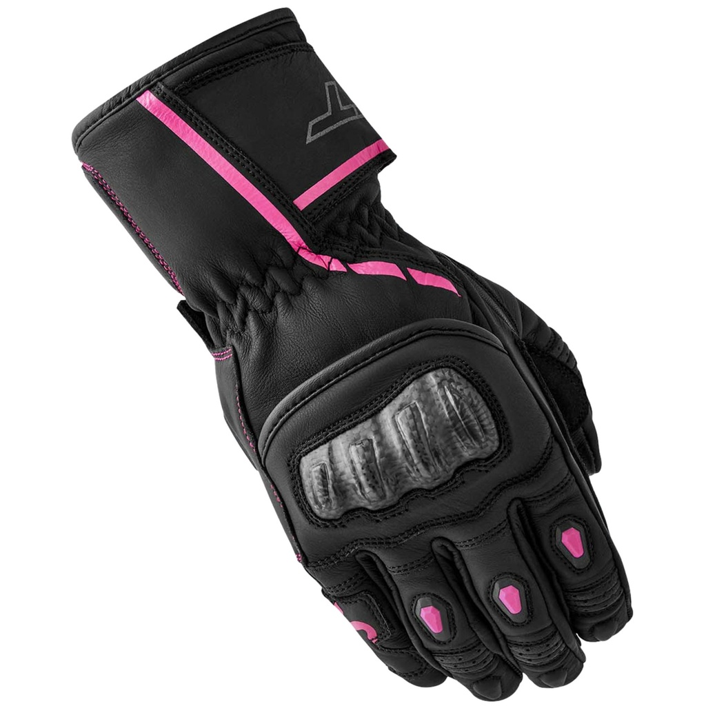 [5002468-3893126] RST S1 CE Ladies Leather Motorcycle Gloves (S, Black / Black)