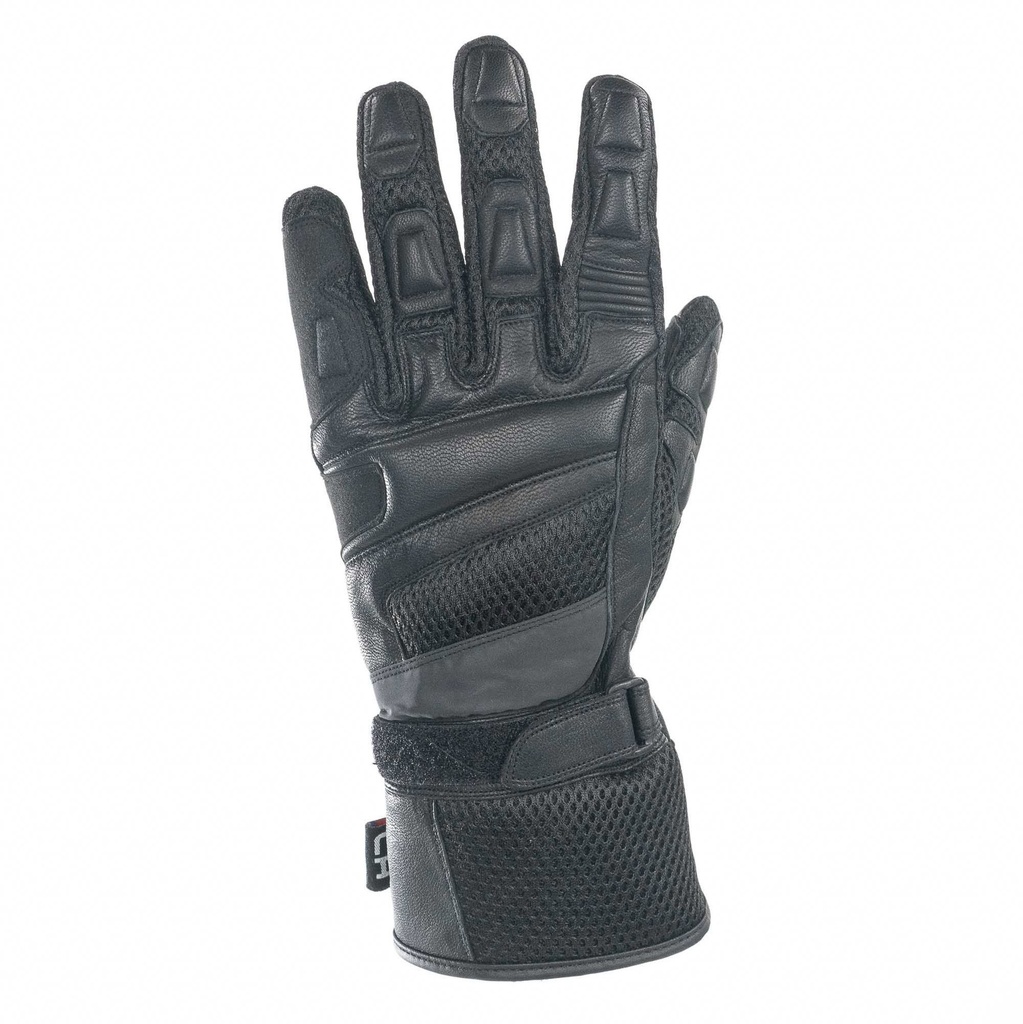 [5000373-3049668] Bike-It Triple Black Air Motorcycle Gloves (S)