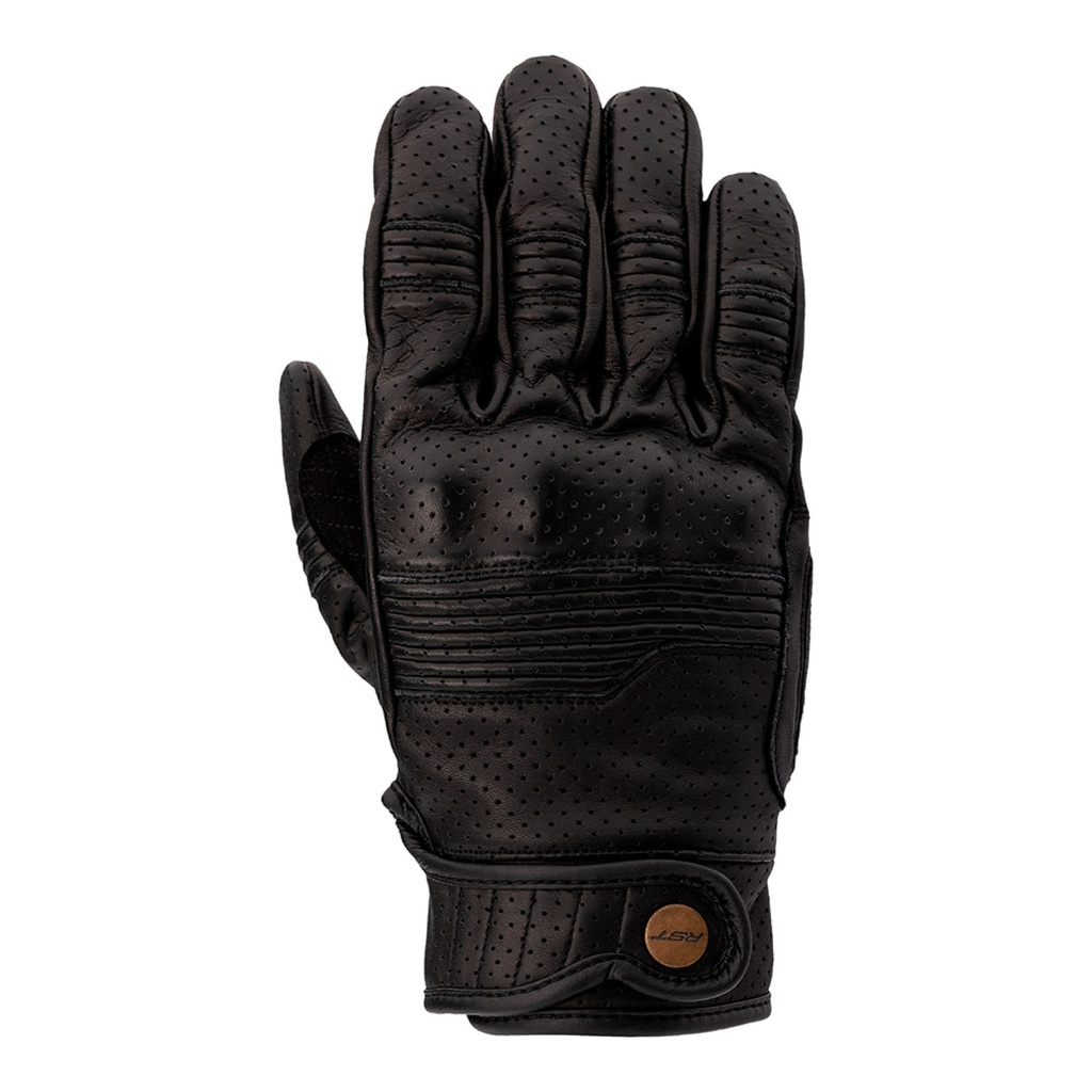 [5000101-3062786] RST 3048 Roadster 3 Leather Motorcycle Gloves (S, Black)