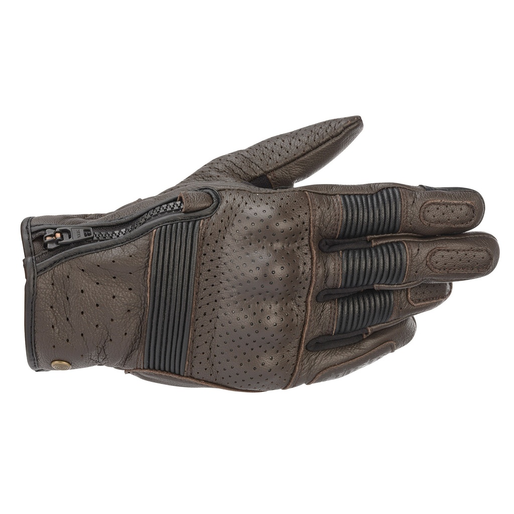 [2008113-2143636] Alpinestars Rayburn V2 Leather Motorcycle Gloves (S, Black)