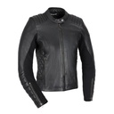 Oxford Radley Womens Leather Motorcycle Jacket