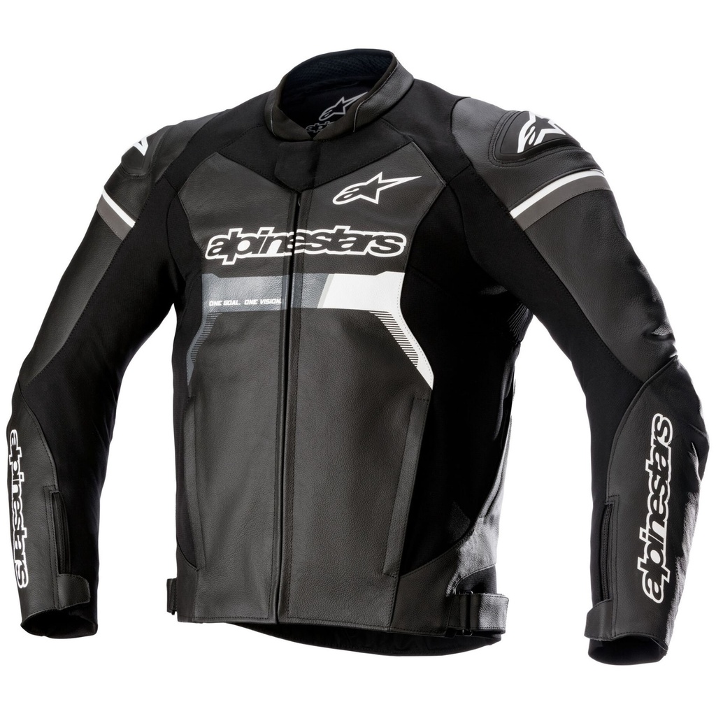 [5000689-3463631] Alpinestars GP Force Leather Motorcycle Jacket (50, Black)