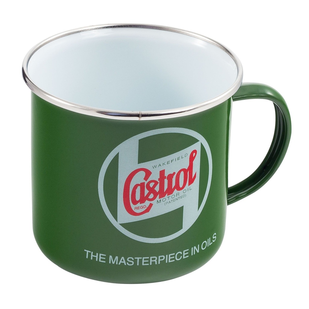 Castrol Classic Enamelled Tin Mug