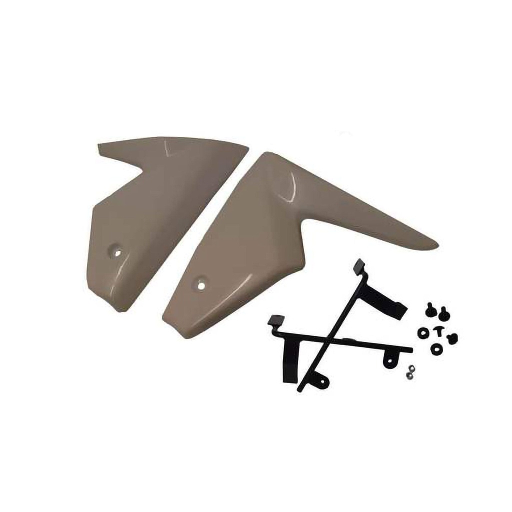 Pyramid Motorcycle Radiator Cheeks