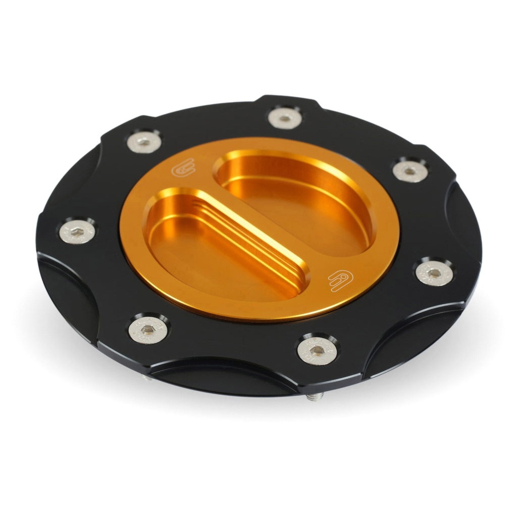 [OBEFUE-7022-BLK-RED] Oberon Motorcycle Fuel Cap And Body