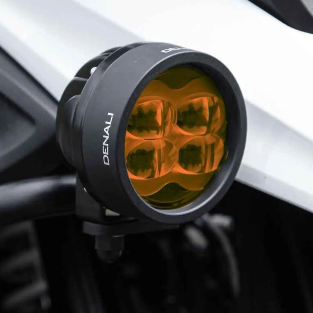 [RGPDENDNL.D3.10400] Denali TriOptic Selective Amber D3 Fog Lights Lens Kit