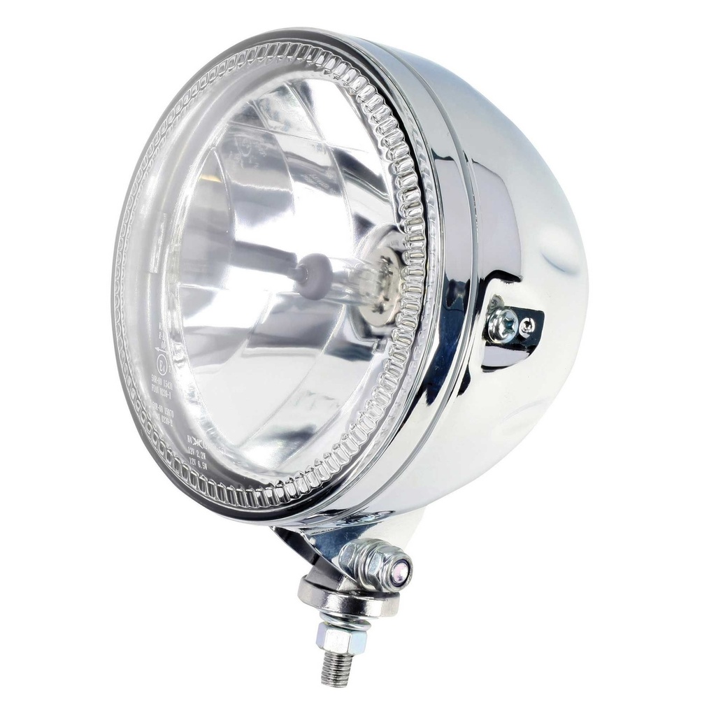 [437802-3196157] Bike-It Universal Halo 5 3/4 Headlight (Side Mount, Matt Black)