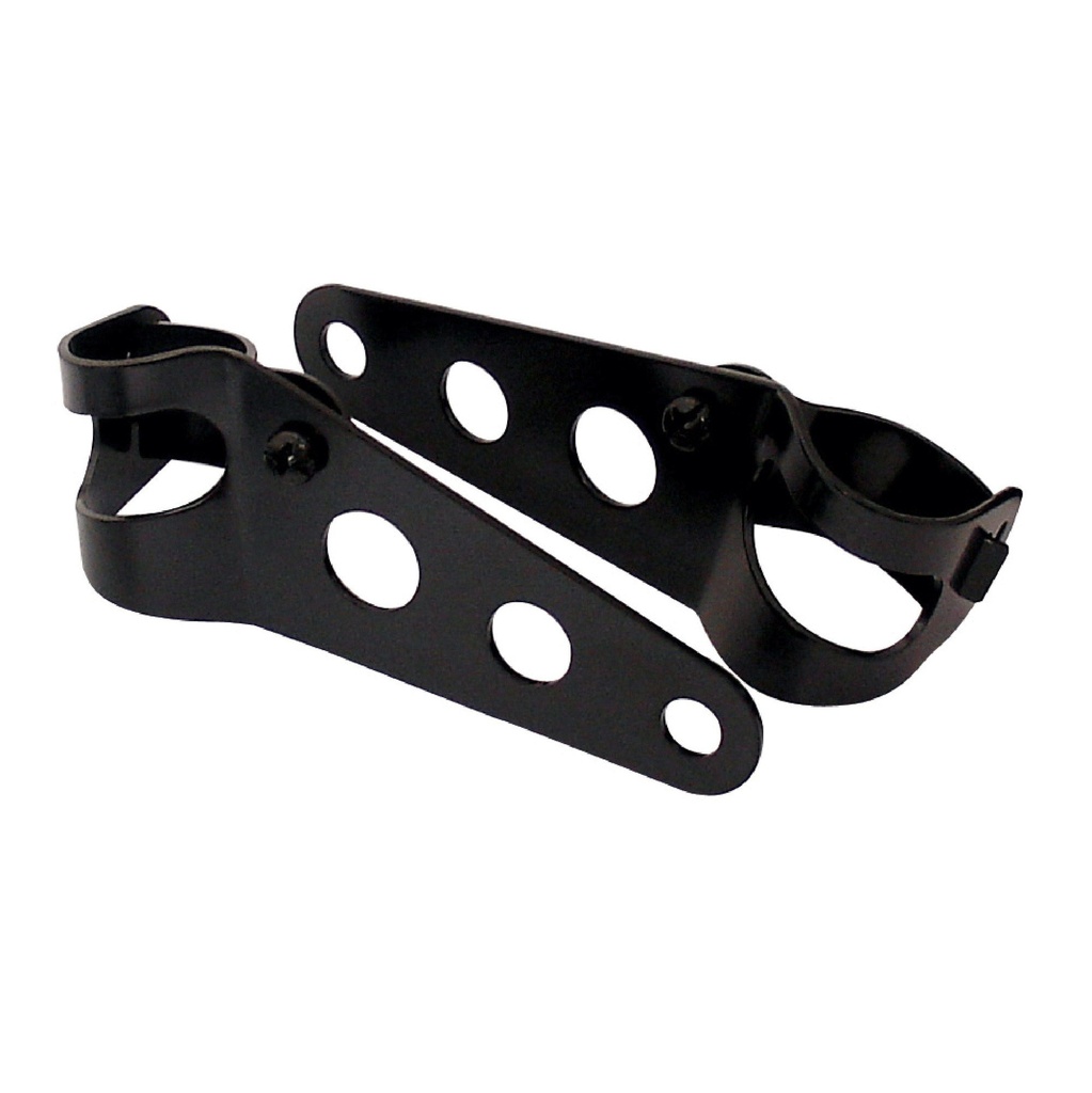 [241202-2129581] Bike-It Standard Headlight Brackets (Black)