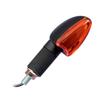 [241313-3081796] Bike-It Mini Spear Indicators (Black, Amber, Long)