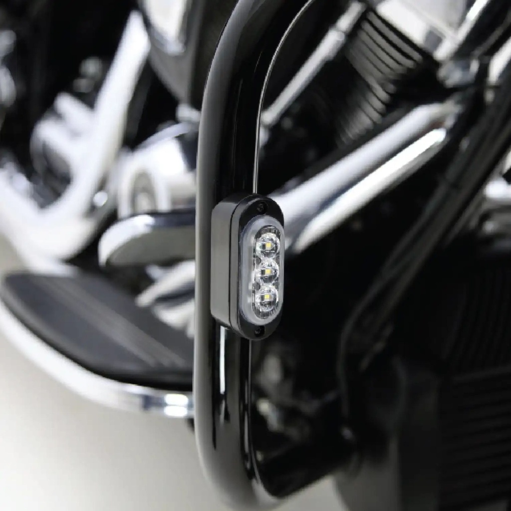 Denali T3 Modular Front Switchback Signal Pods With Crashbar Mounting Kit