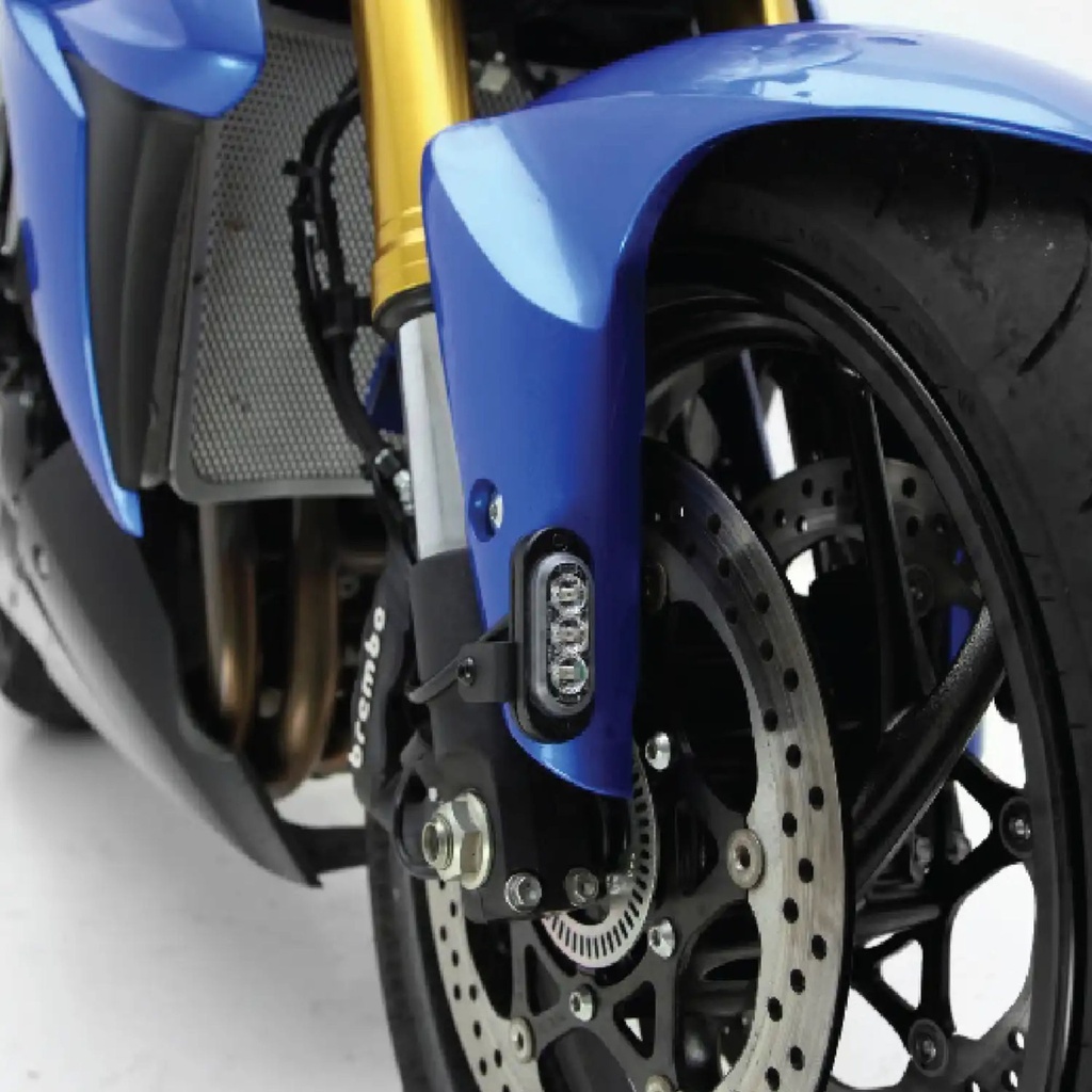 Denali T3 Modular Front Switchback Signal Pods With Fender Mounting Kit