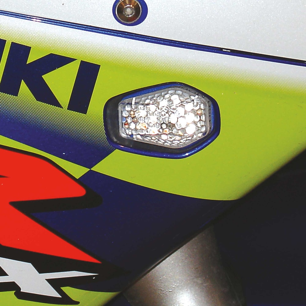 [241238-1592860] Bike-It LED Fairing Indicators (Black, Suzuki (01 On))