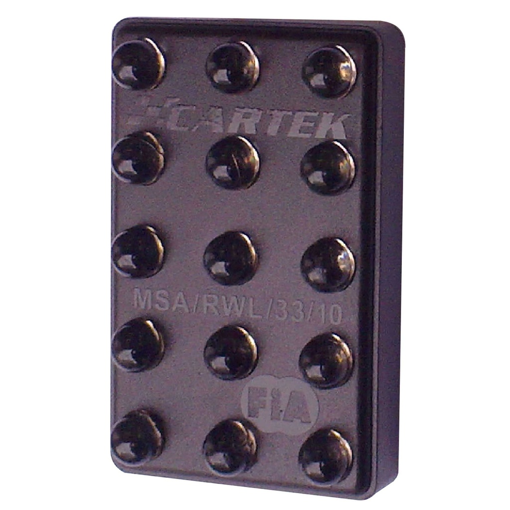 [780399-1884373] Cartek FIA Approved LED Rain Light (Horizontal)