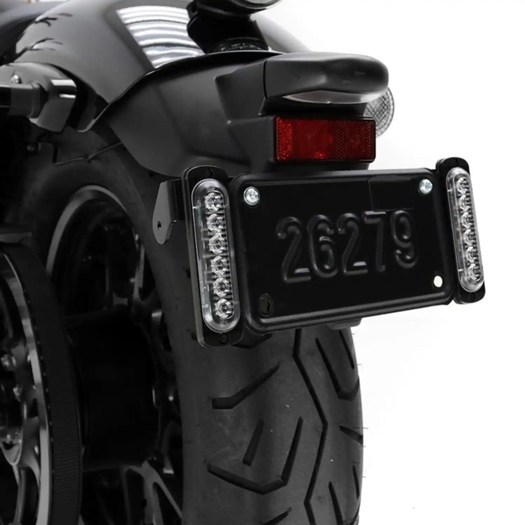 [RGPDENDNL.B6.10100] Denali Dual Licence Plate LED Auxiliary Brake Lights