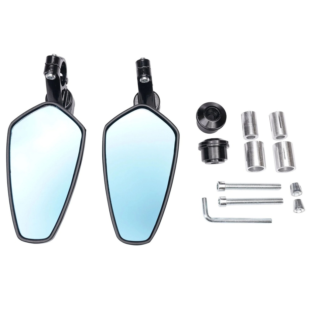 [BIKMRU030] Bike It Universal Titan Bar End Mirrors
