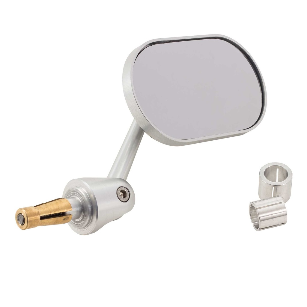 [OBEMIA-0814S] Oberon Oblong Adjustable Bar-End Mirror 12-19mm