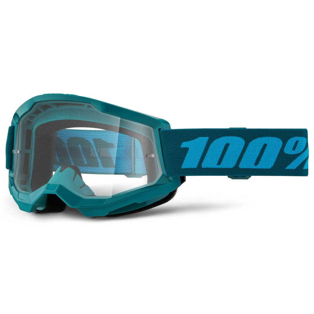[4002222-3876138] 100% Strata 2 Goggles (Black Frame / Clear Lens)