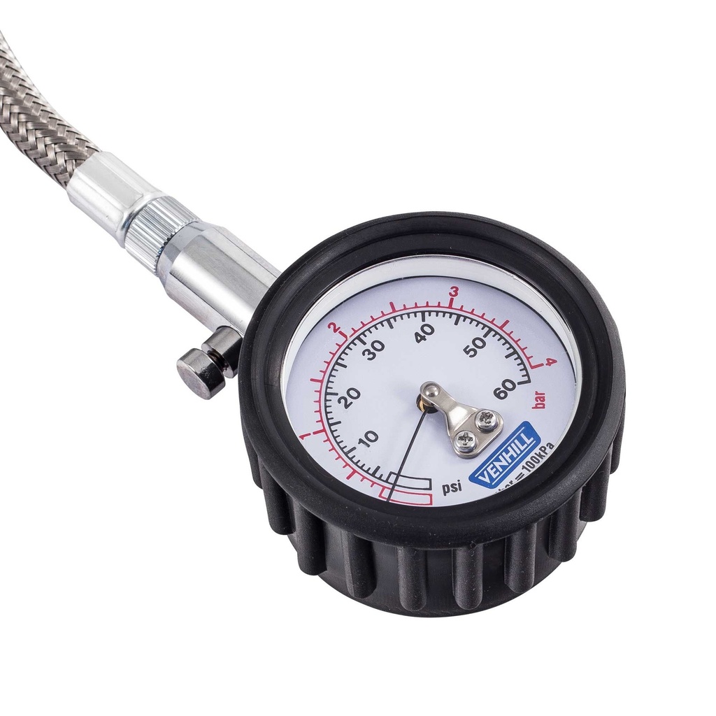 [VHPVT32] Venhill Tyre Pressure Gauge 0-60 PSI