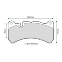 PBS Brakes ProTrack Brake Pads