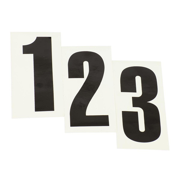 Black Adhesive Number
