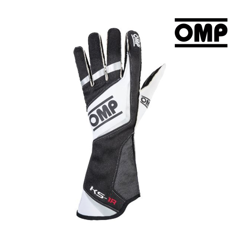 [OMPKGKS1BWG1S] OMP Kart Gloves - KS-1R (S)