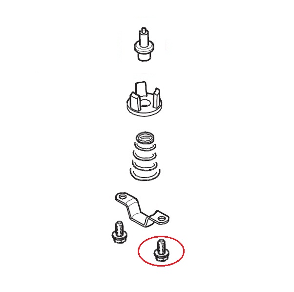 [Z240196] Thermostat Screw for Retaining Bracket - 4x8mm