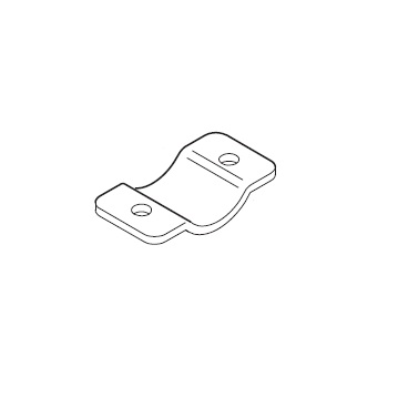 Battery Cradle Steel Lower Clamp -Suits 28/30/32mm