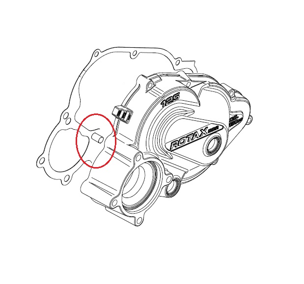 [Z832731] Rotax Balance/Starter Gear Needle Pin - DD2
