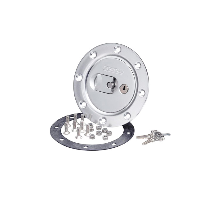 [SQ270040A] Sparco Fuel Tank Cap - Lockable - Anodised