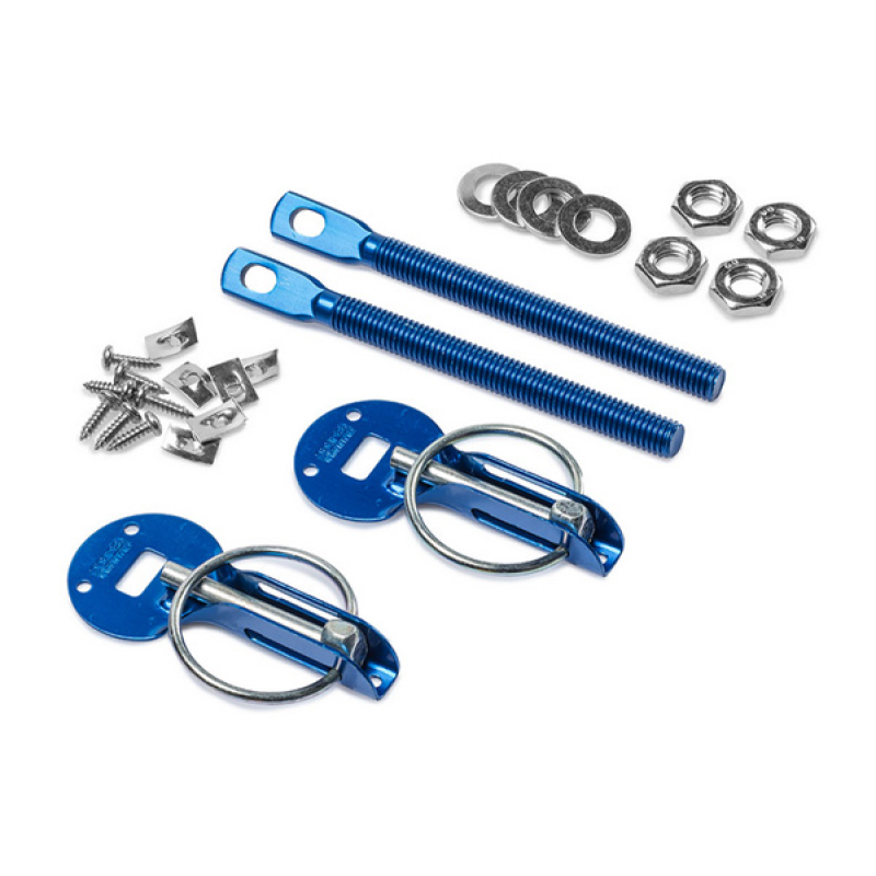 [SQBPBLU] Sparco Bonnet Pins (Blue, Aluminium)