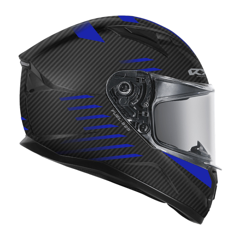 [HERXTSA4S] RXT Helmet - STREET-Full Face (S, Black / Blue)