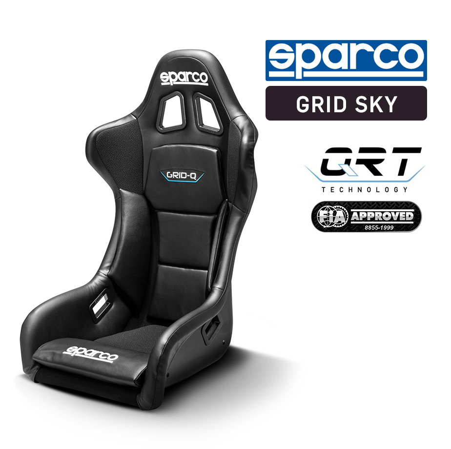 [SQSEQRTGR2SKY] Sparco Race Seat - QRT GRID-Q SKY