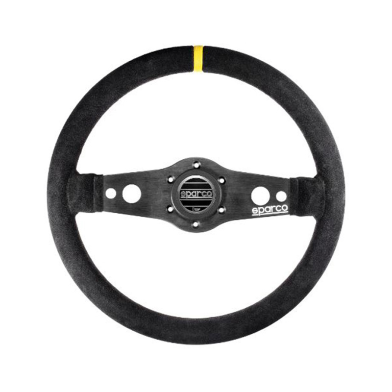 [SQSWR215FS] Sparco Steering Wheel - R215 - 350mm - Flat (Black Suede)