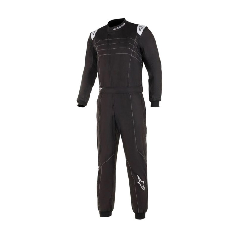 [ASKSKMX9BSW50] Alpinestars Kart Suit - KMX-9 (50, Black / White)