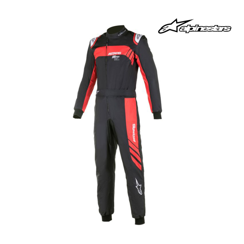 [ASKSKMX9GBKRD50] Alpinestars Kart Suit-KMX-9 v2 GRAPH (50, Black / Red)