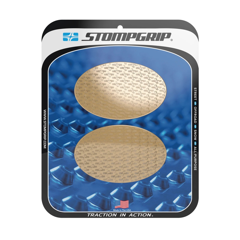 [5002358-3888572] StompGrip Icon Universal Oval Tank Grips Traction Kit (Black)